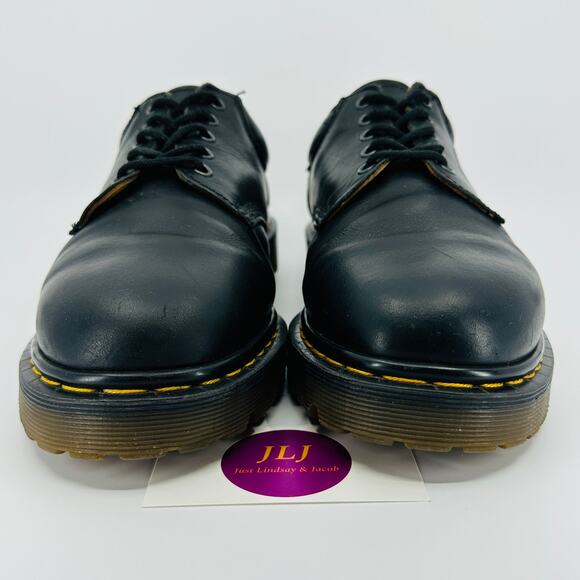 Dr. Martens Men's 8053 Made in England Black Leather Shoes Size 10 UK/ 11 US - Picture 2 of 13